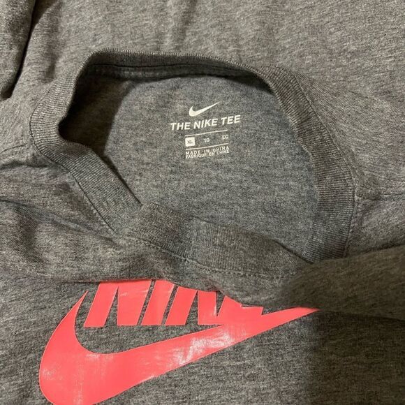 Nike long sleeves Gray Pink print Pink size XL - Picture 4 of 5